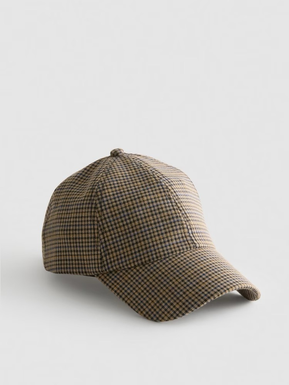 Checked Baseball Cap Womens hat